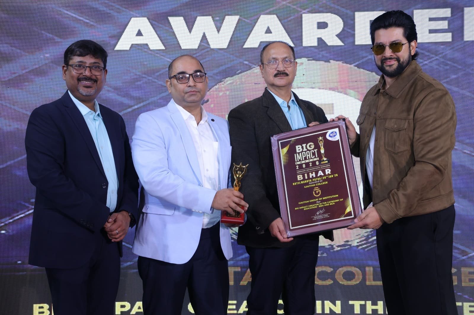 Gautam College Honoured with Big Impact Award – Bihar